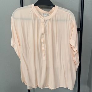 Point Sur @ J Crew S/S Top - Pink, XXL
